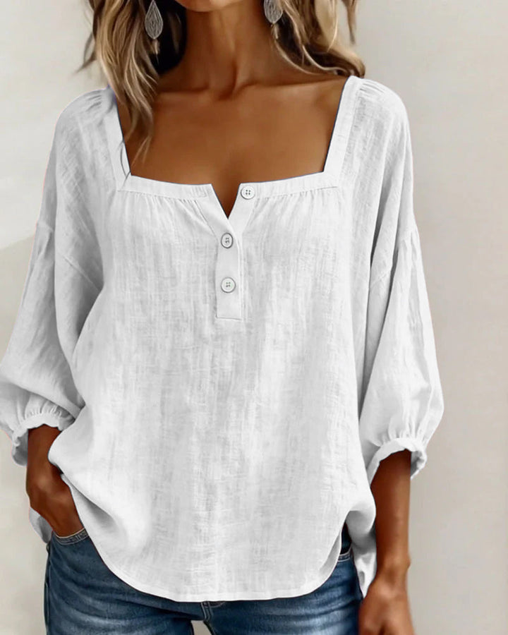 Zoya - Blusa de lino fresca
