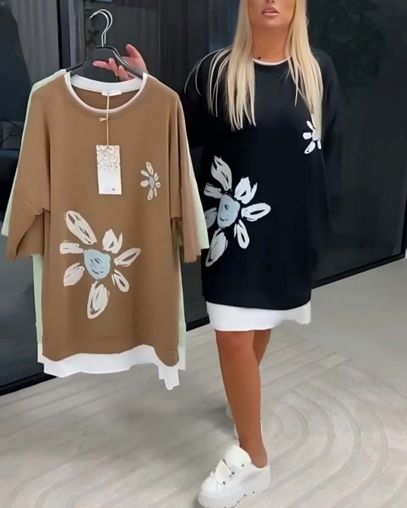 Helia - Vestido tipo sudadera de tacto suave