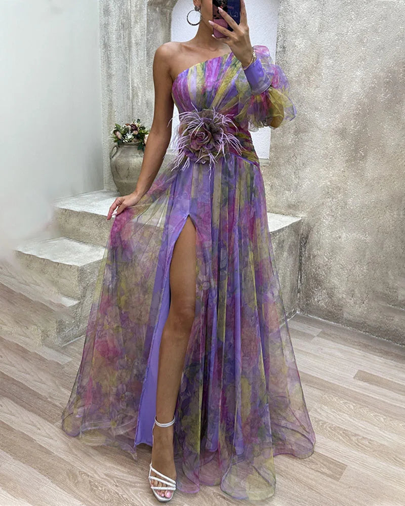 Mila - Vestido de manga larga, suave al tacto