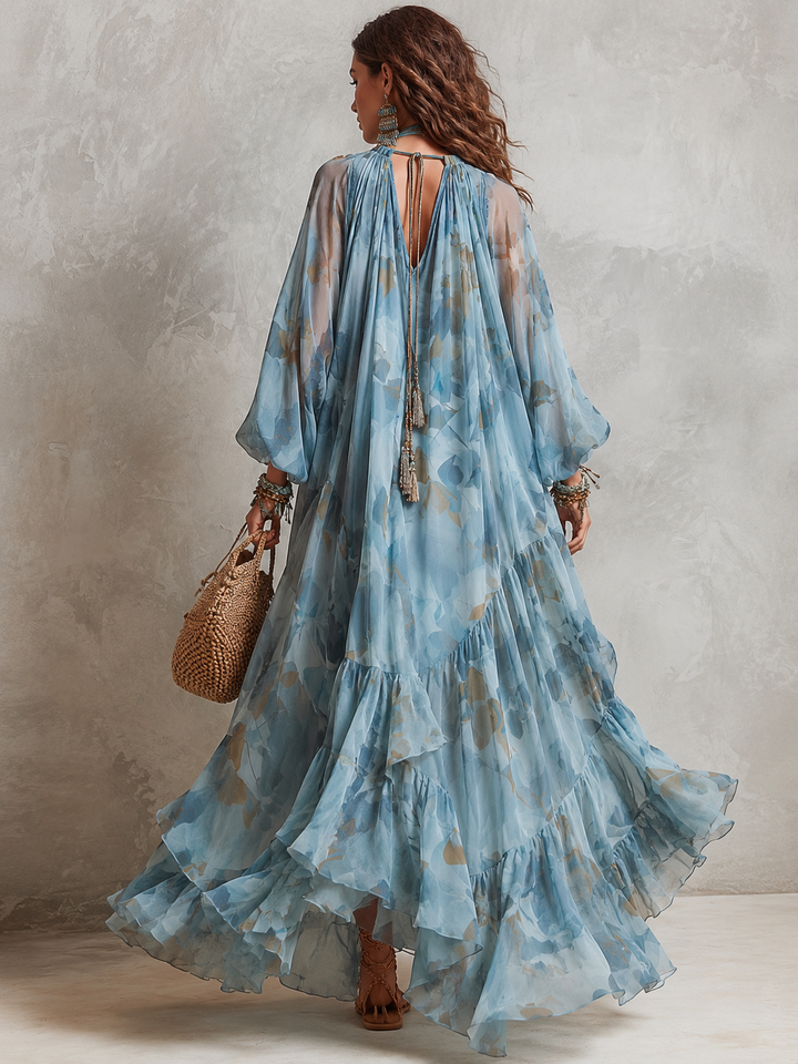 Elouisa - Vestido maxi de tejido pesado