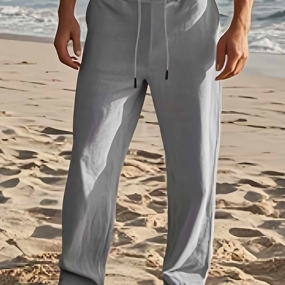 Wilfred - Pantalones de lino de corte relajado