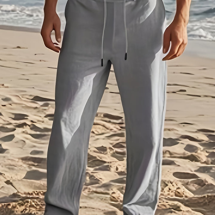 Wilfred - Pantalones de lino de corte relajado