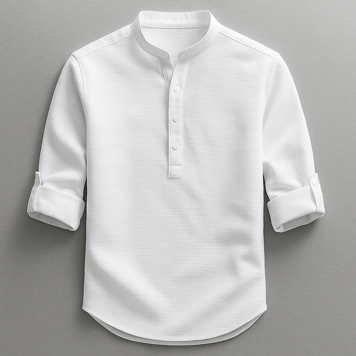 Thorne - Camisa abotonada de tacto suave