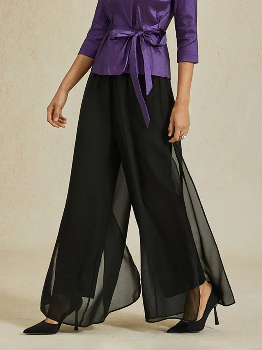 Tairess - Pantalón de pierna ancha