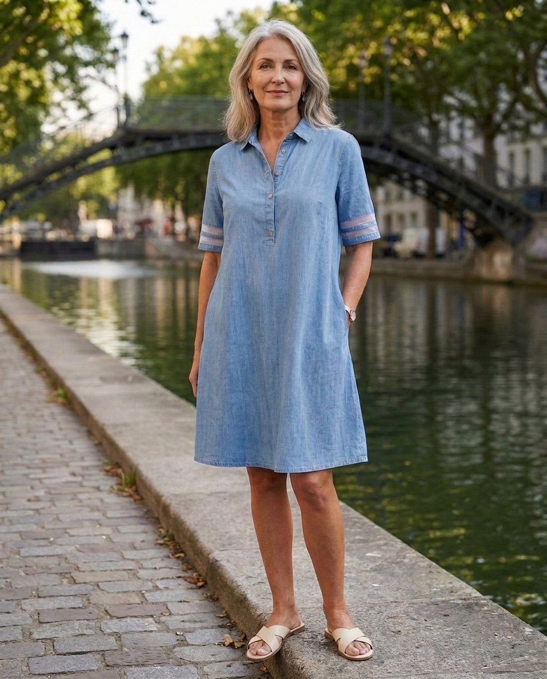 Corinna - Vestido ligero de línea A