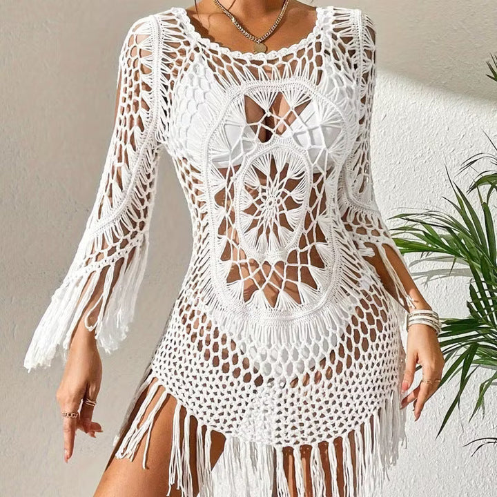 Milena - Salida de playa de crochet bohemia