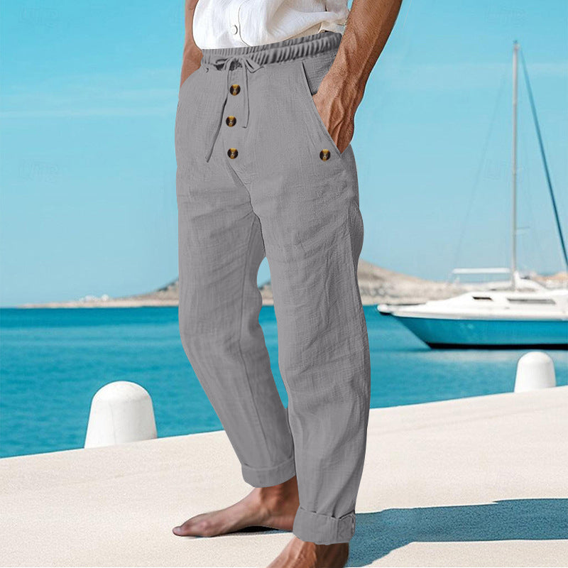 Seymour - Pantalón de verano con jareta ajustable