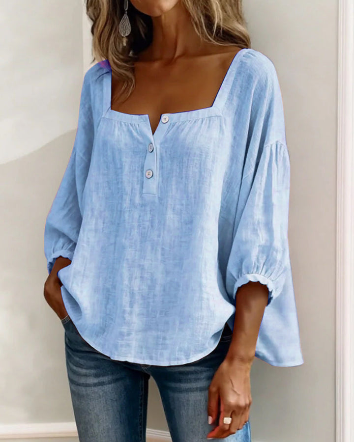 Zoya - Blusa de lino fresca