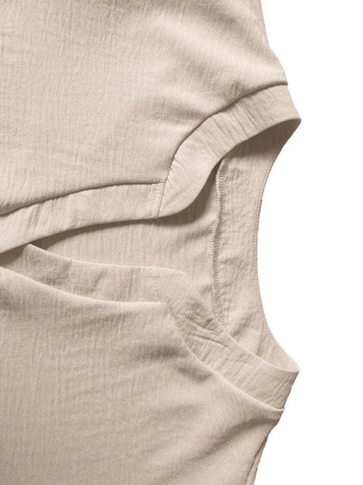 Norabelle - Blusa elegante con holanes en las mangas