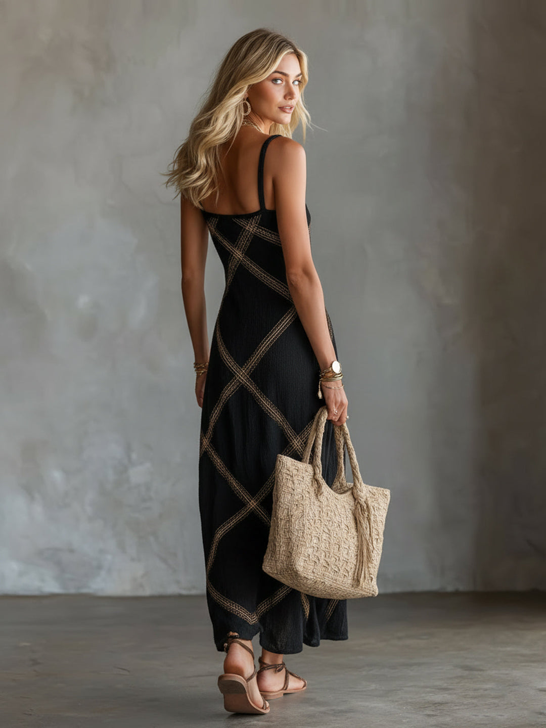 Ardelia - Vestido maxi de tacto suave