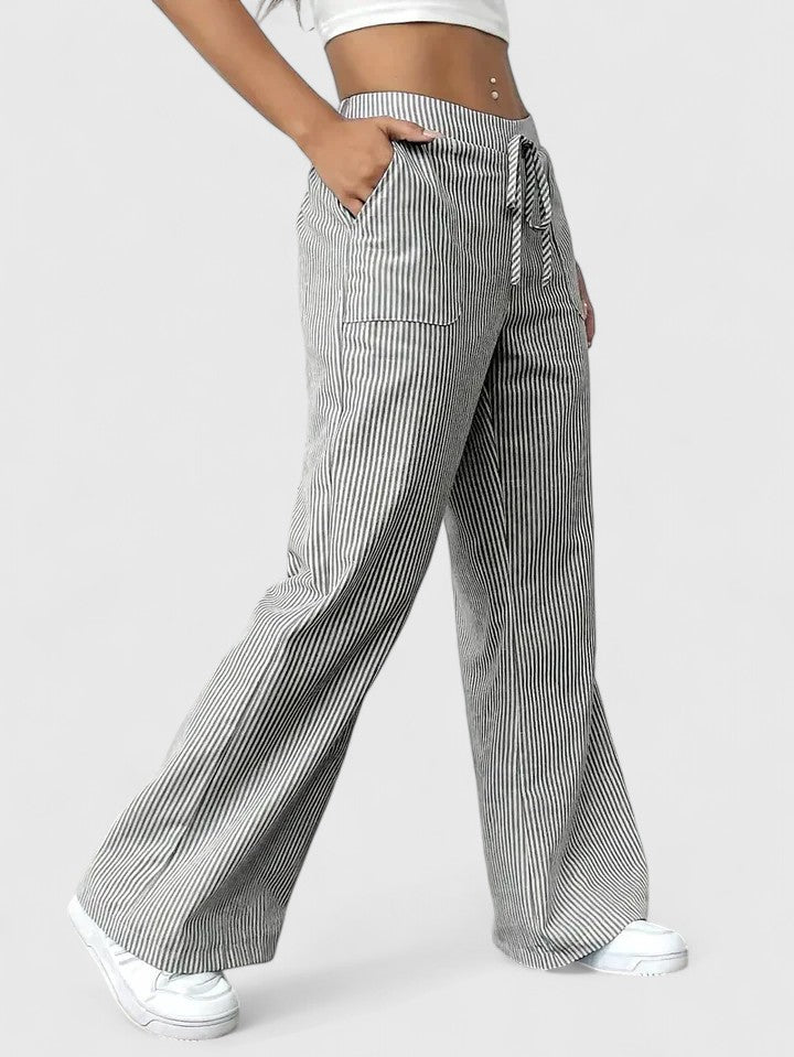 Chelsea - Pantalones con cordón ajustable de tacto suave