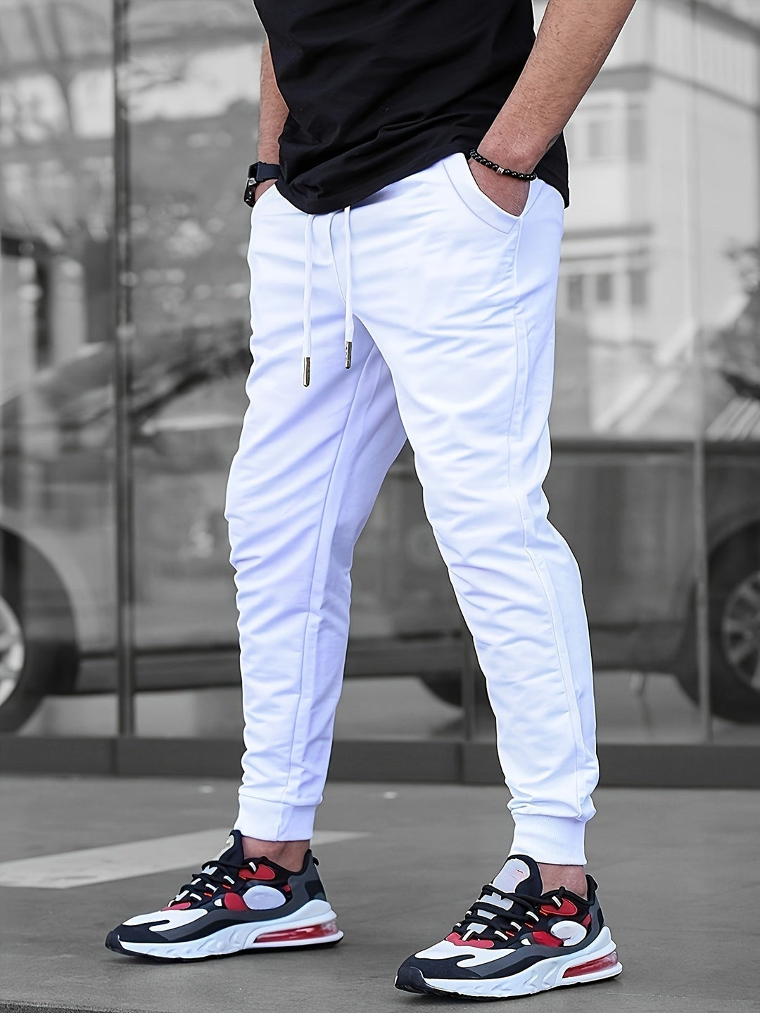 Vaughn - Pantalones jogger de tacto suave