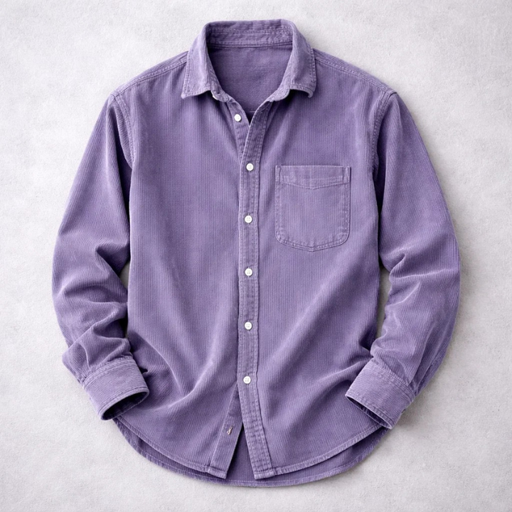 Hendrix - Camisa de pana abotonada