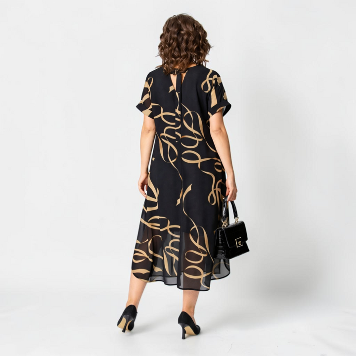 Ismara - Vestido midi ligero con escote en V