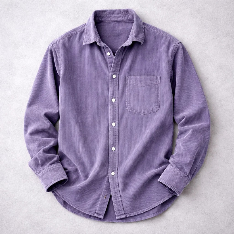 Hendrix - Camisa de pana abotonada