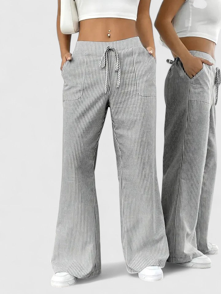 Chelsea - Pantalones con cordón ajustable de tacto suave