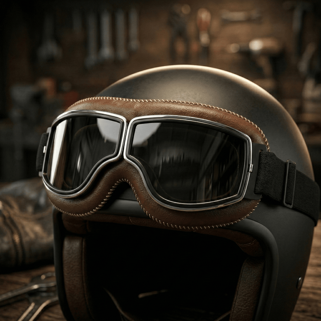 Alaric - Lentes vintage para motocicleta