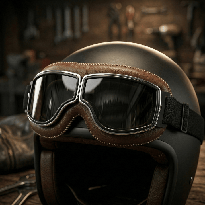 Alaric - Lentes vintage para motocicleta