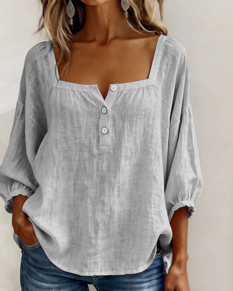 Zoya - Blusa de lino fresca
