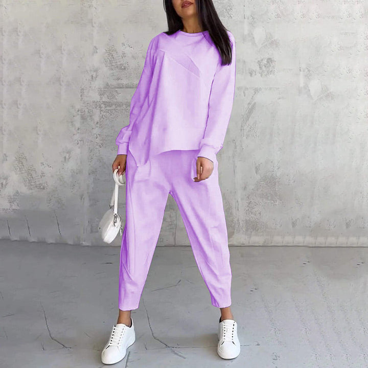 Eulavie - Conjunto lounge oversize de tacto suave