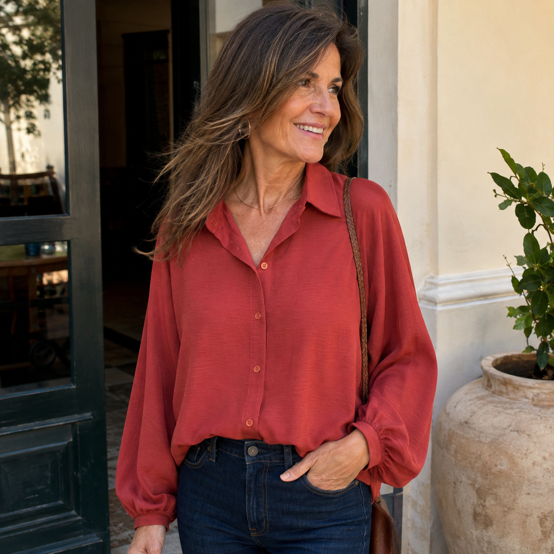 Adorina - Blusa fluida
