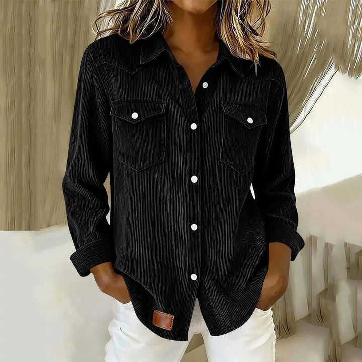 Loredana - Camisa abotonada de tacto suave