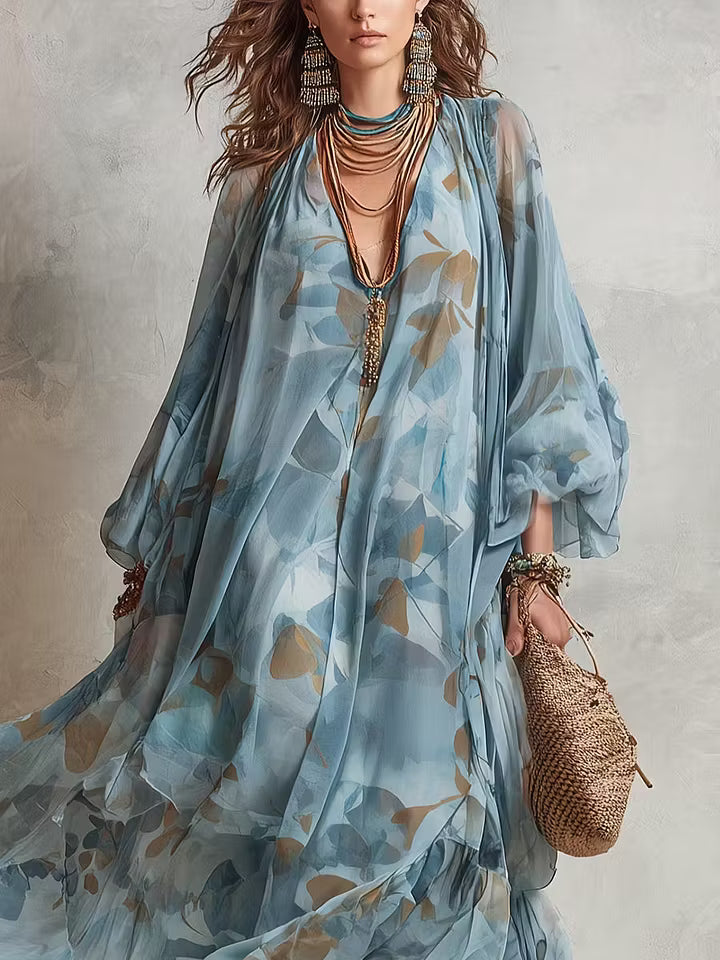 Elouisa - Vestido maxi de tejido pesado