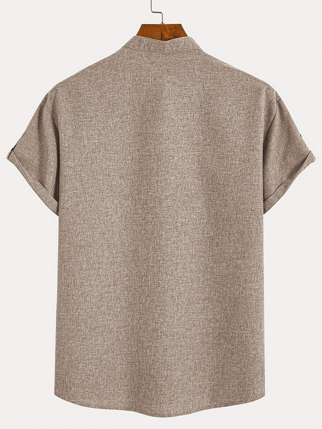 Harlan - Camisa texturizada de cuello alto