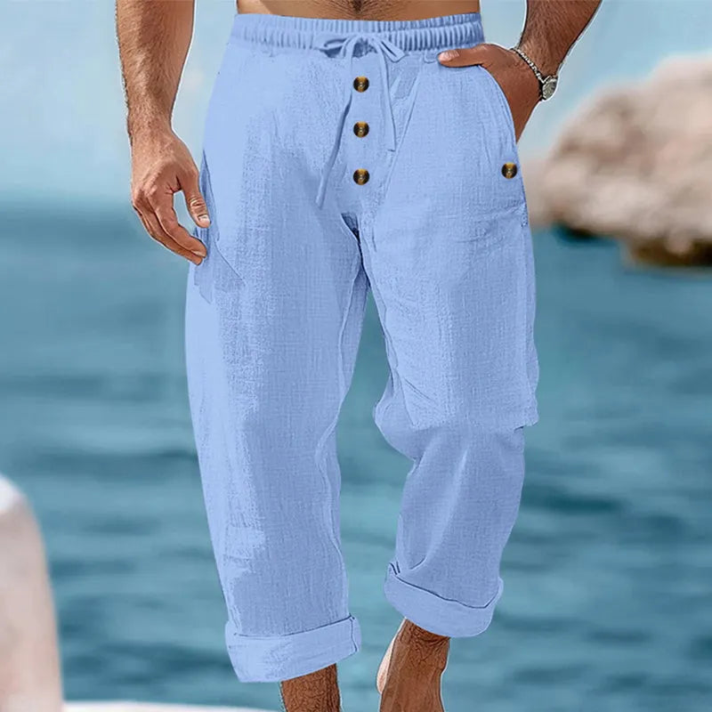Seymour - Pantalón de verano con jareta ajustable