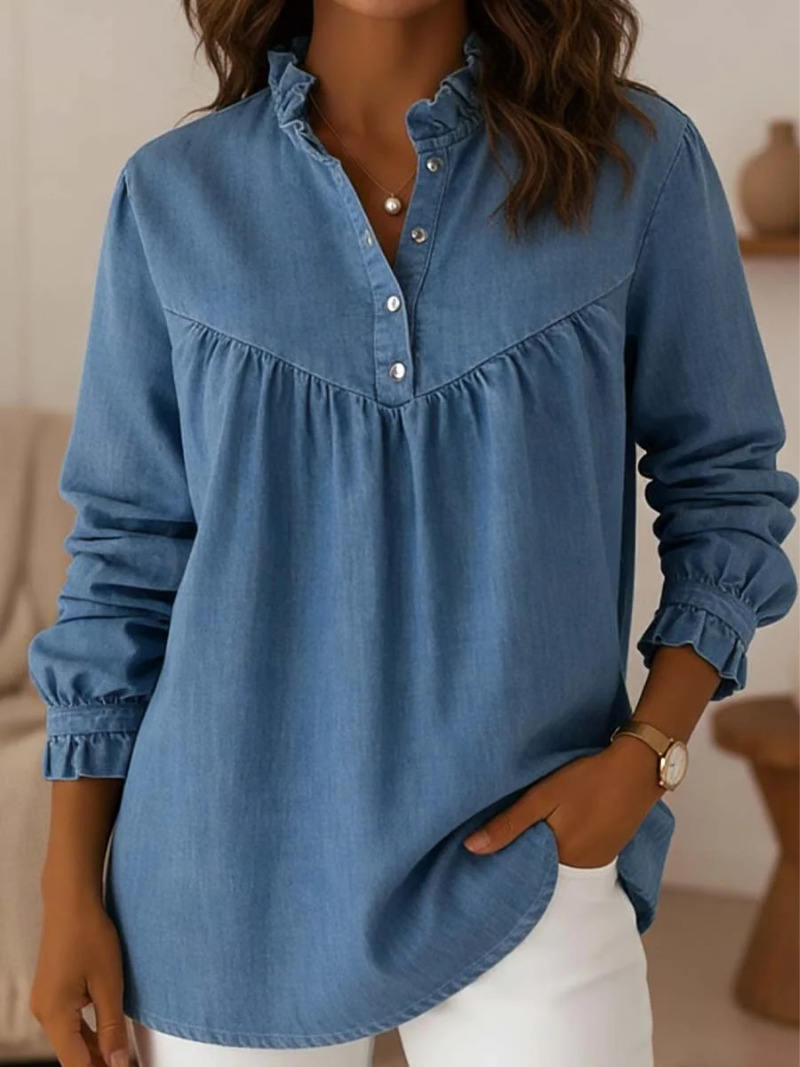 Elvaen - Blusa suave al tacto