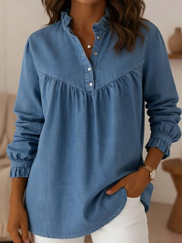 Elvaen - Blusa suave al tacto