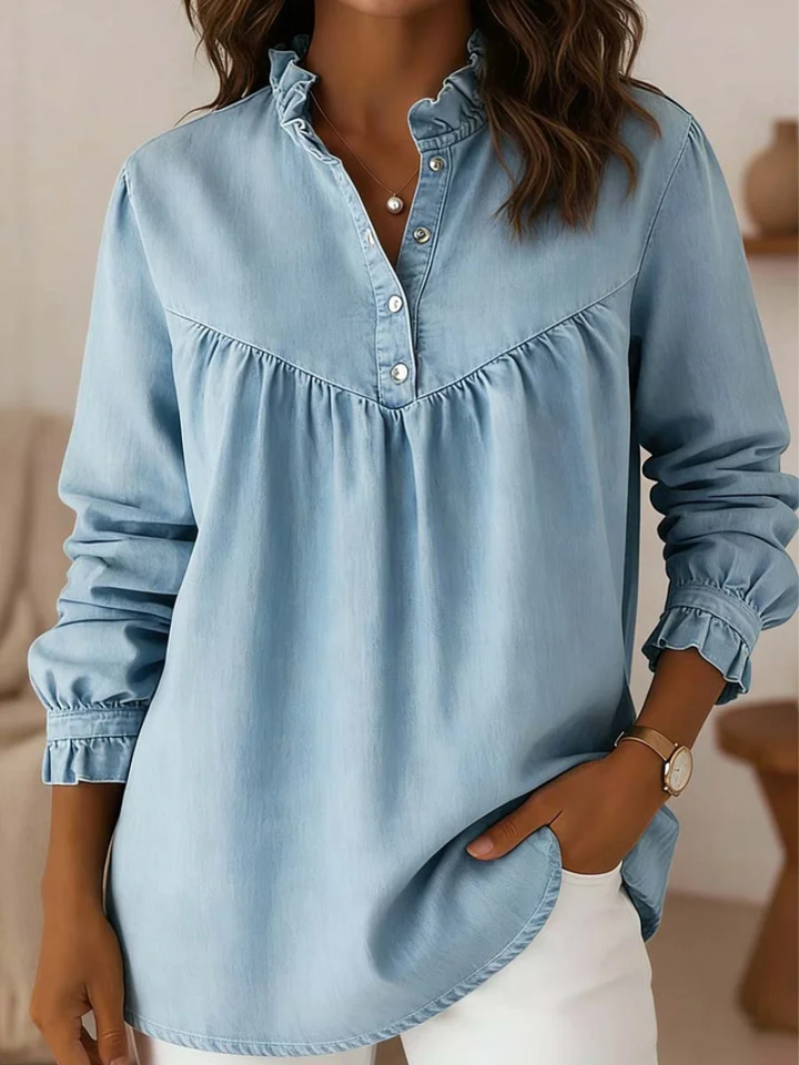 Elvaen - Blusa suave al tacto