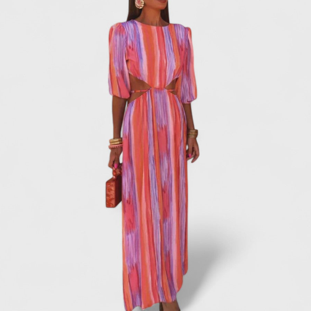 Gianae - Vestido maxi de tacto suave