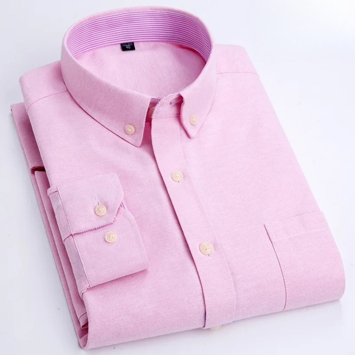 Edison - Camisa premium de manga larga con botones