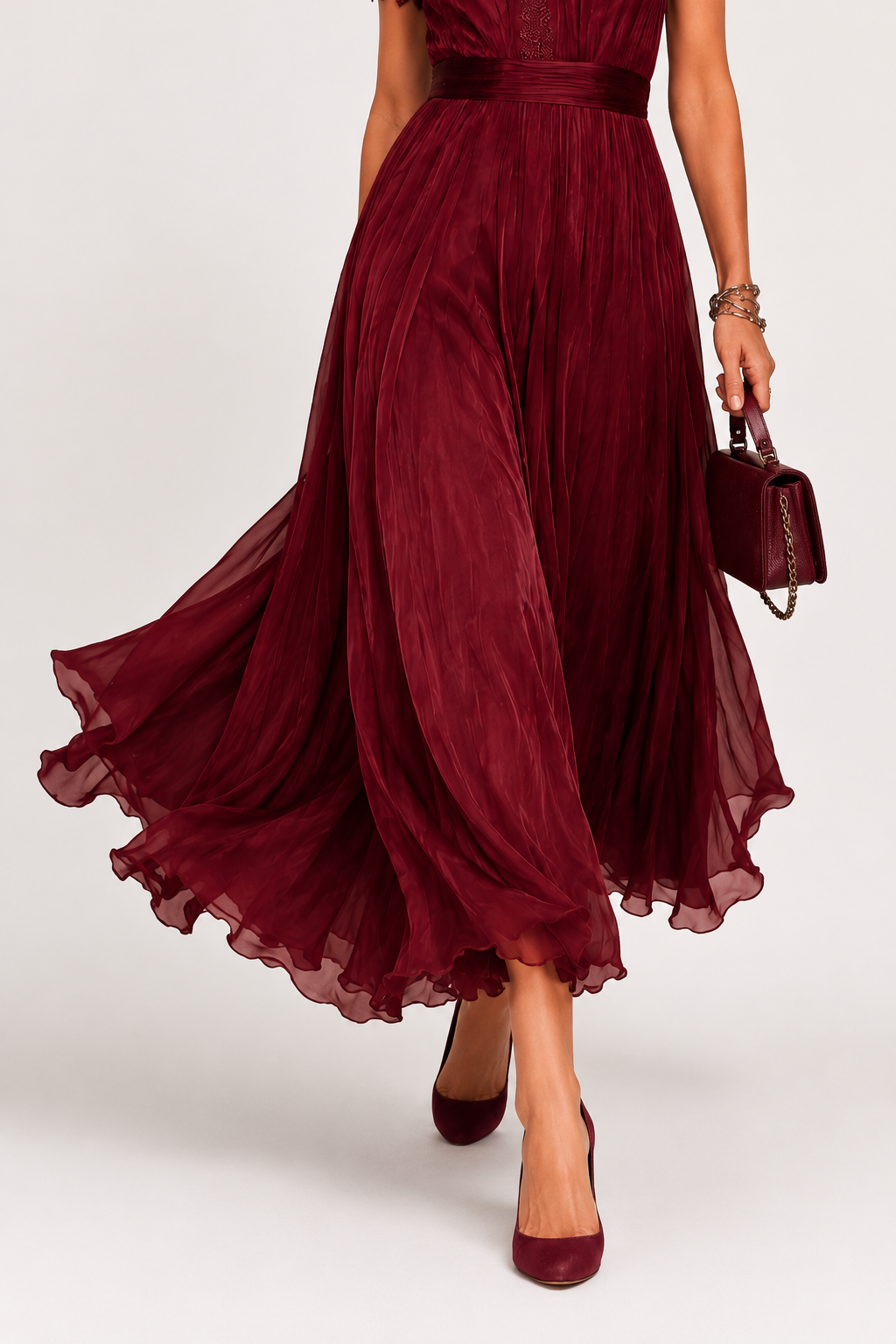Demelza - Vestido maxi ligero