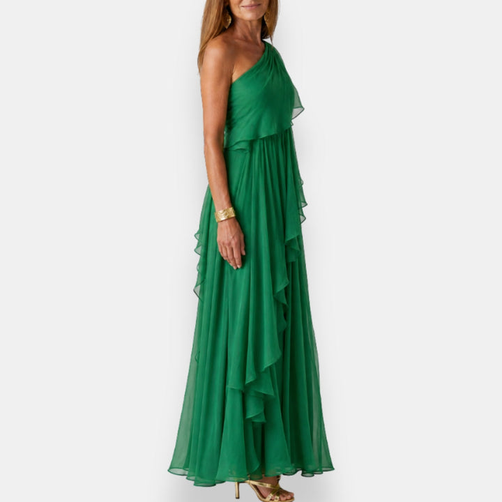 Heloisia - Vestido de noche de lujo con un solo hombro