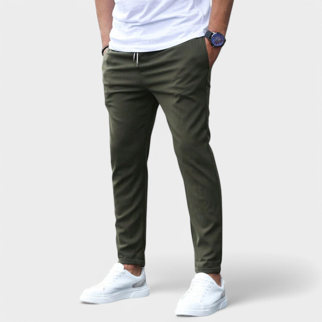 Vensix - Pantalones entallados con stretch