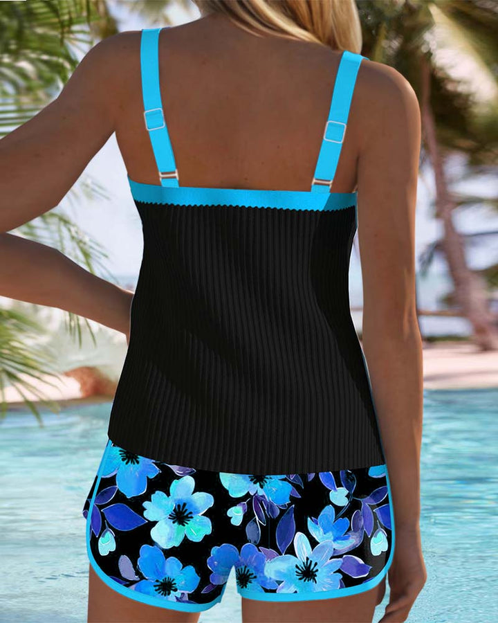 Orlira - Conjunto de tankini elegante de dos piezas