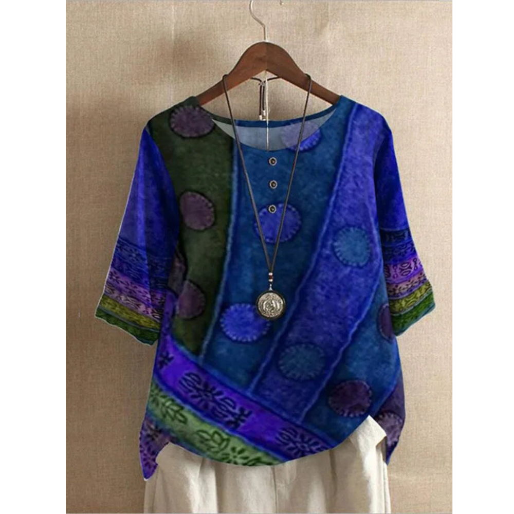 Taelyn - Blusa bohemia elegante y casual