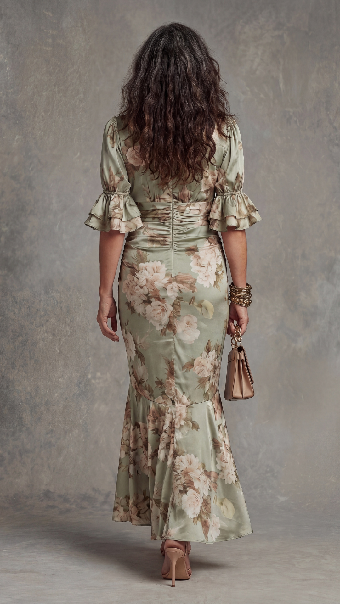 Yareen - Vestido floral de tacto suave