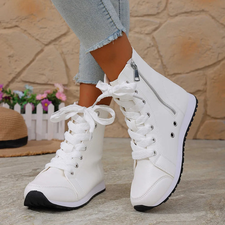 Deloriane - Botines casuales con agujetas