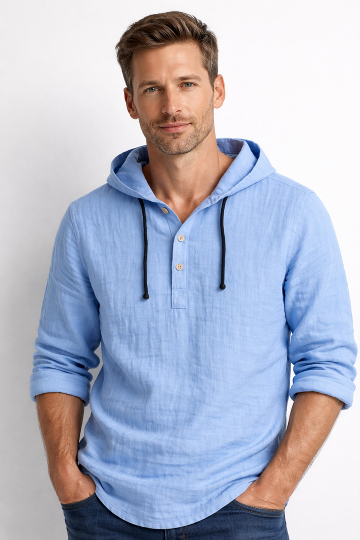 Alton - Sudadera de lino transpirable