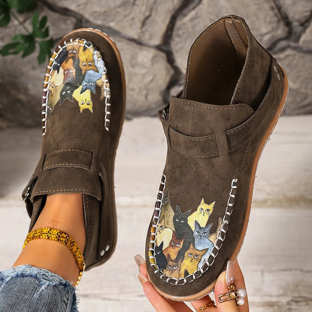 Cara - Mocasines cómodos con detalle de hebilla