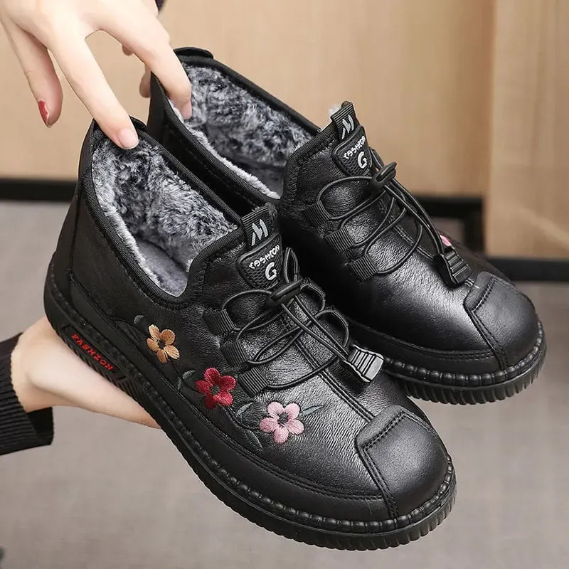 Verisse - Botines cómodos con bordado floral