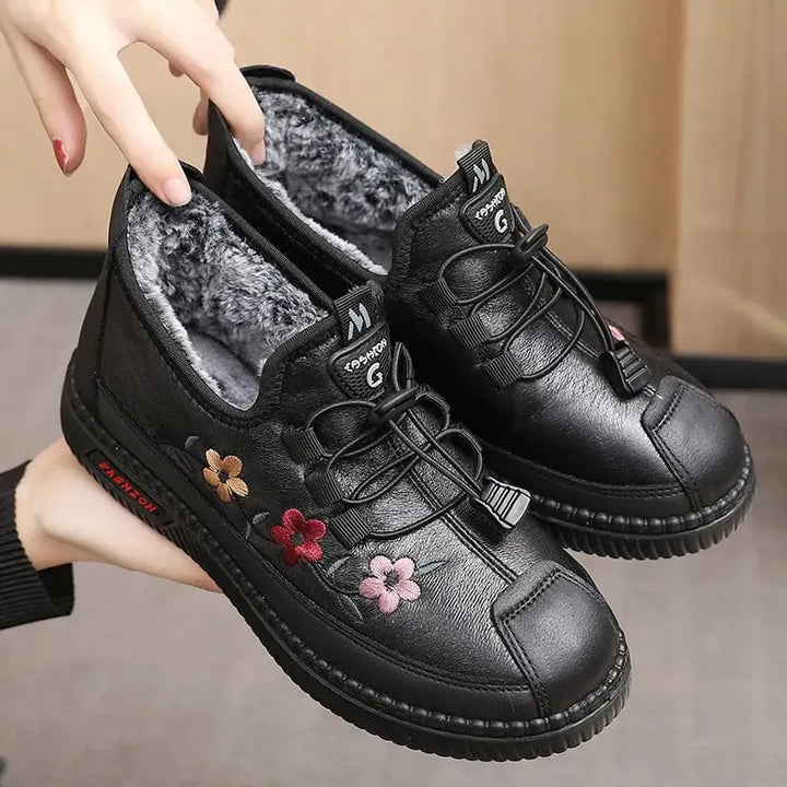 Verisse - Botines cómodos con bordado floral