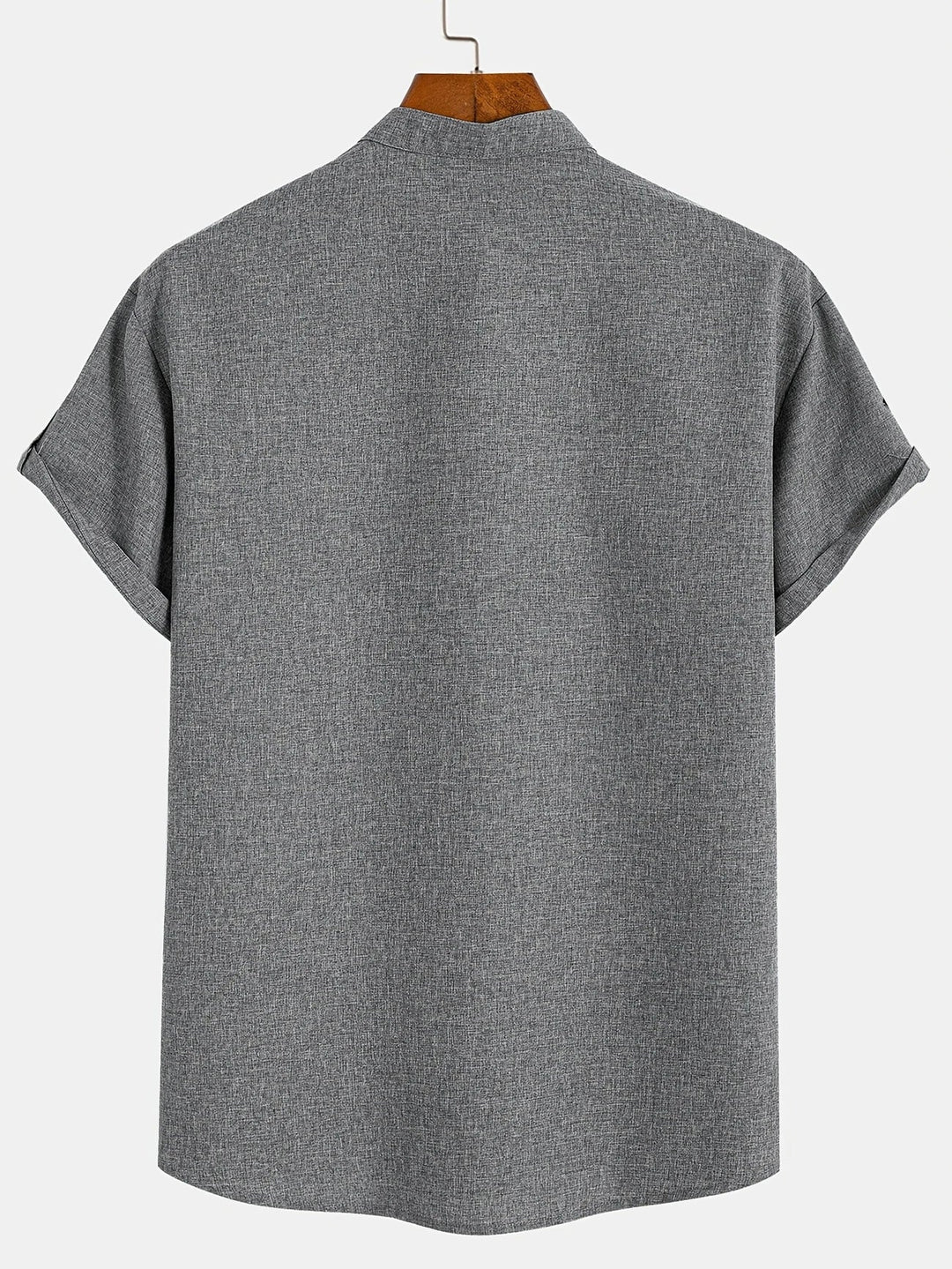 Harlan - Camisa texturizada de cuello alto