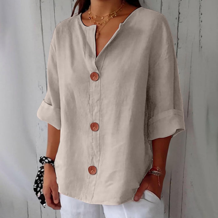 Piera - Blusa ligera de lino