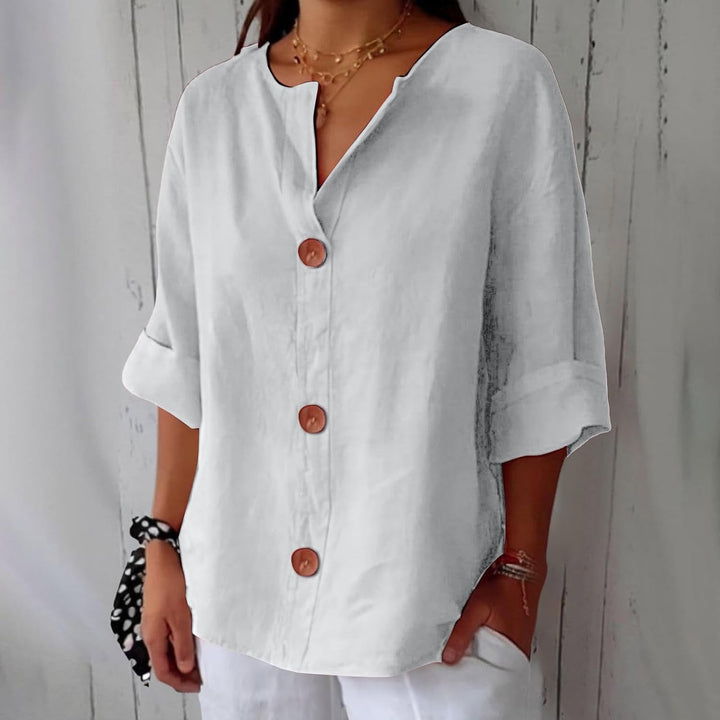 Piera - Blusa ligera de lino