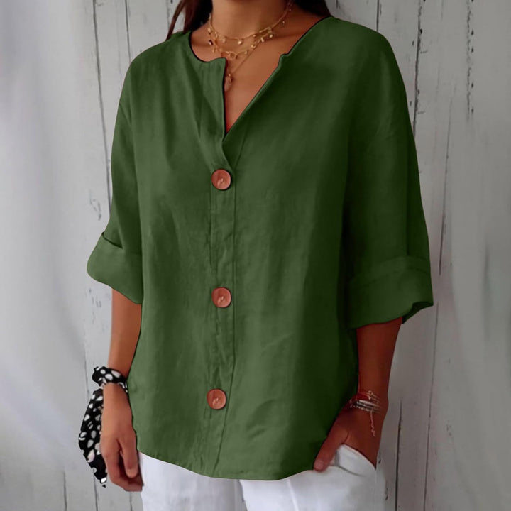 Piera - Blusa ligera de lino