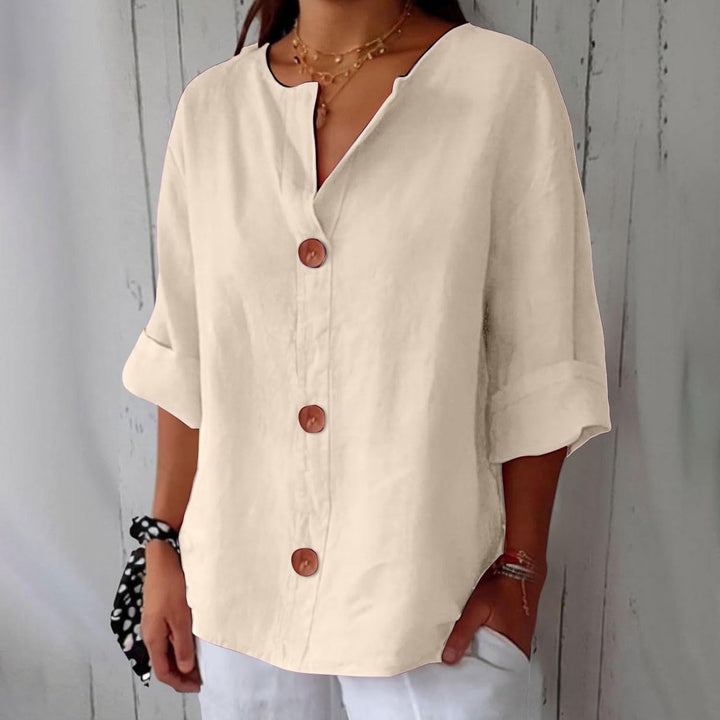 Piera - Blusa ligera de lino